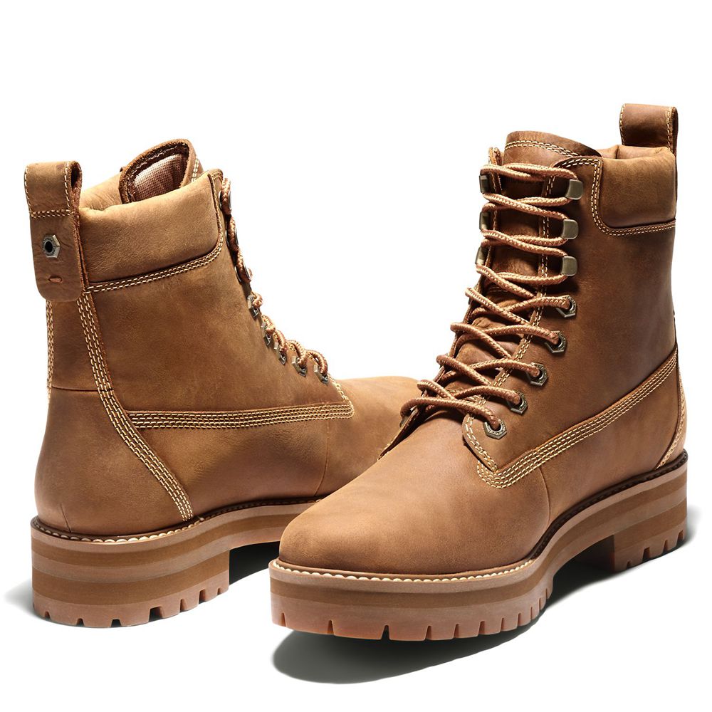 Timberland Μποτες Χιονιού Ανδρικα Καφε - Courma Guy Ek+ Waterproof - Greece 1407938-TF